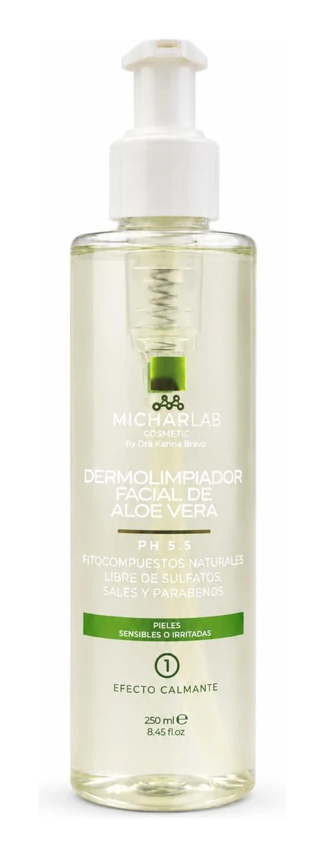 Dermolimpiador Facial de Aloe Vera